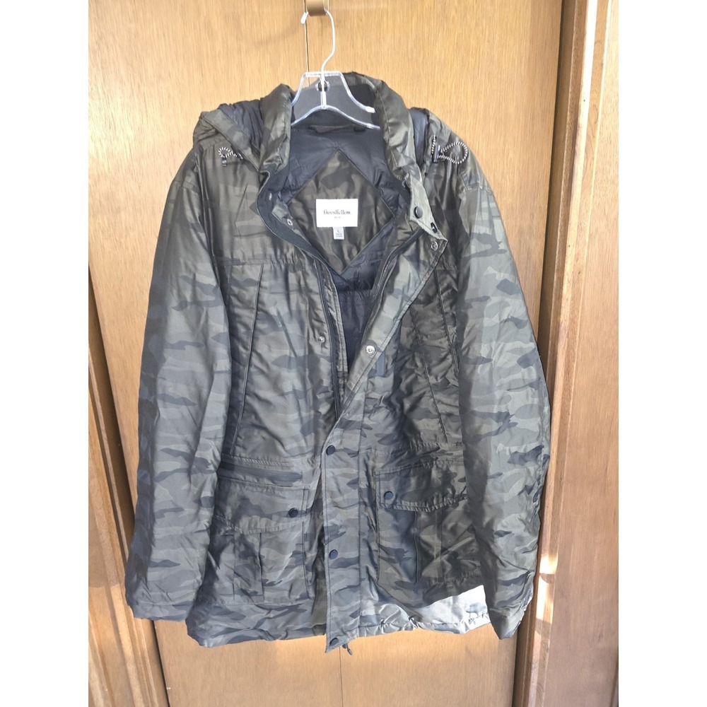 Goodfellow Men's Midweight  Jacket Size L – Camo  Coat